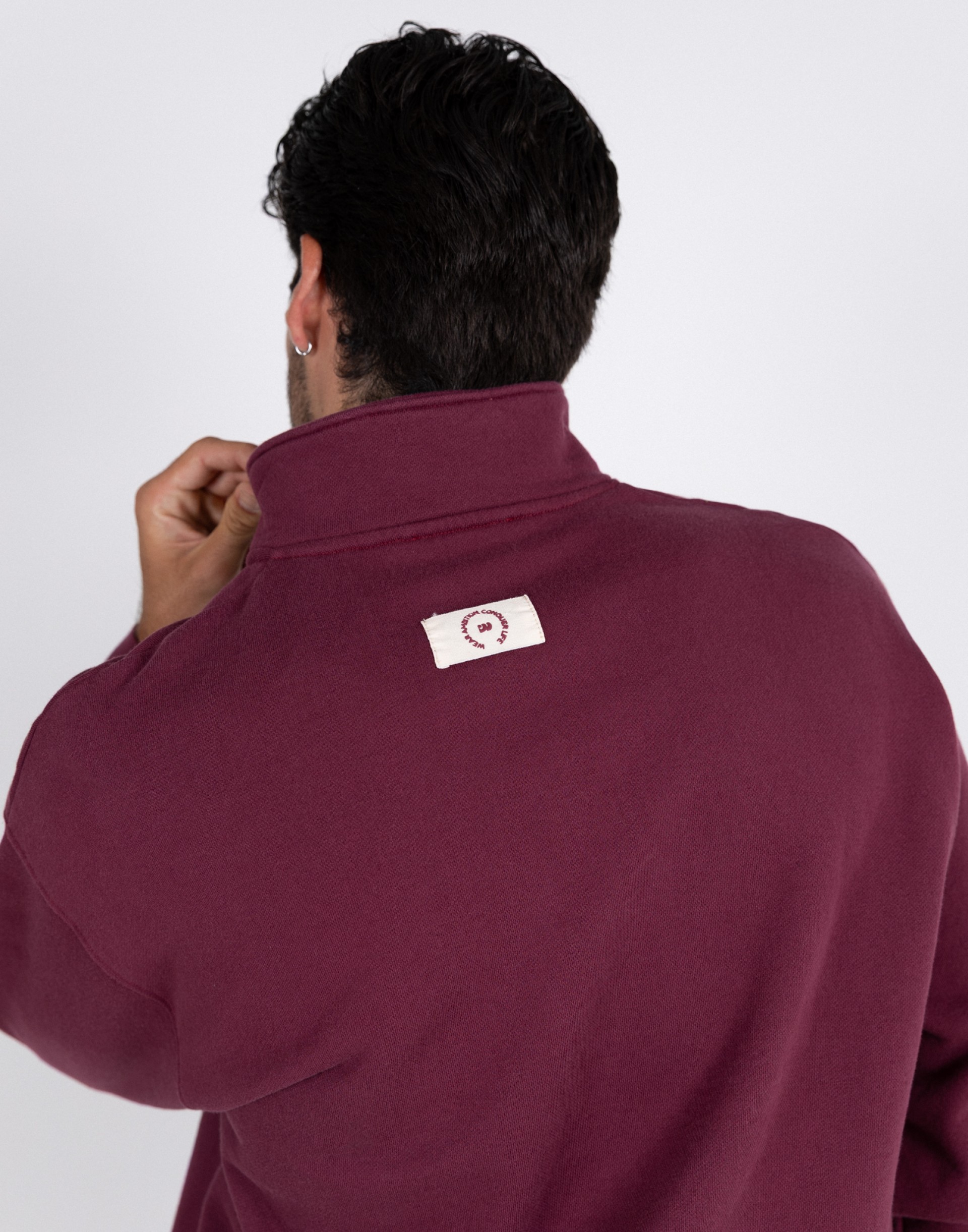 Sweat with half zip