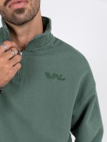 Sweat with half zip Sweat with half zip