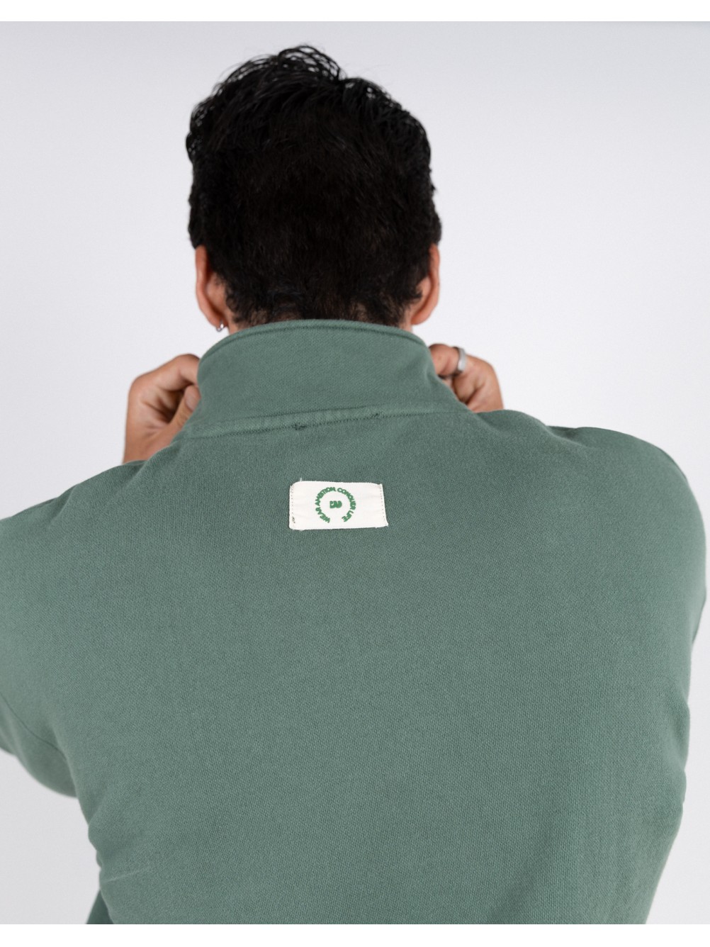 Sweat with half zip