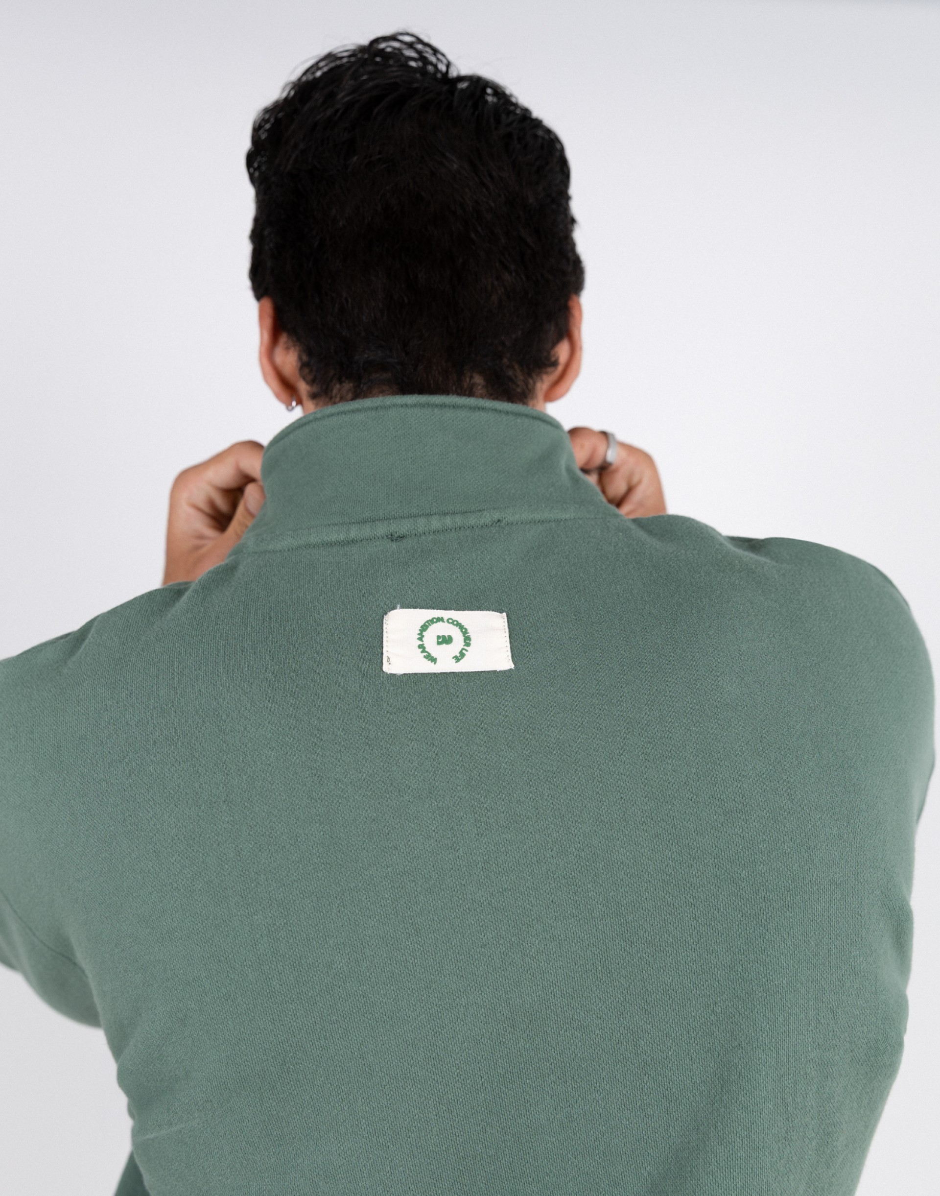 Sweat with half zip