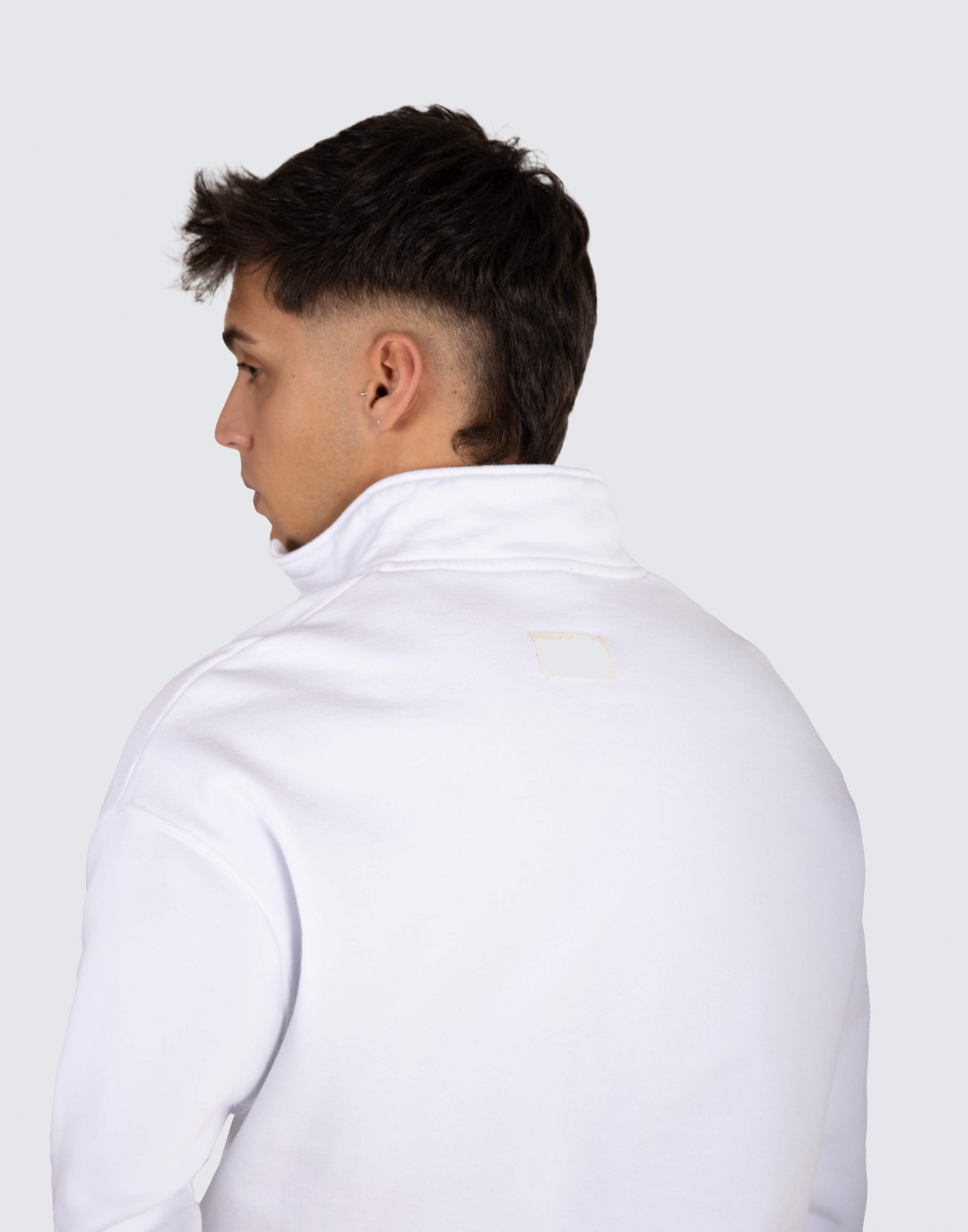 Sweat with half zip