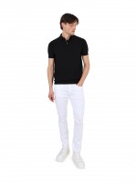 Polo de malha liso 100% algodão Polo de malha liso 100% algodão