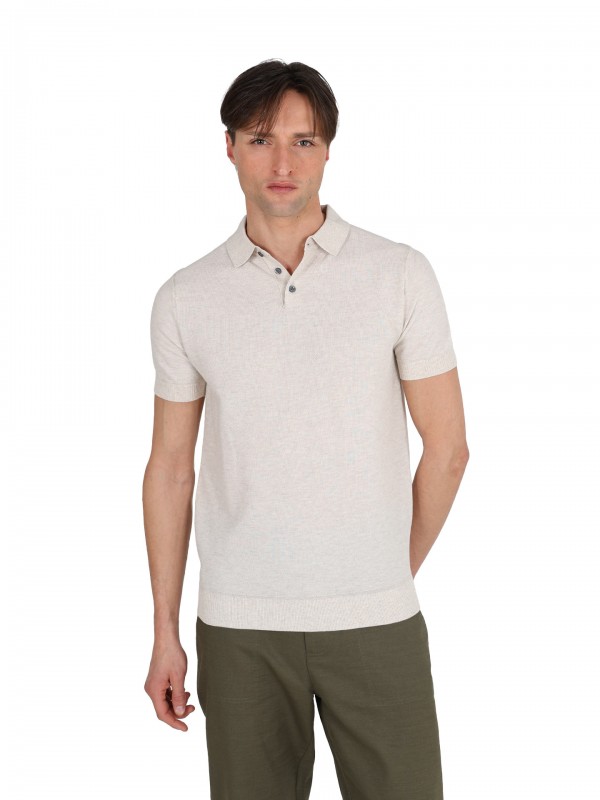 Polo de malha liso 100% algod�o