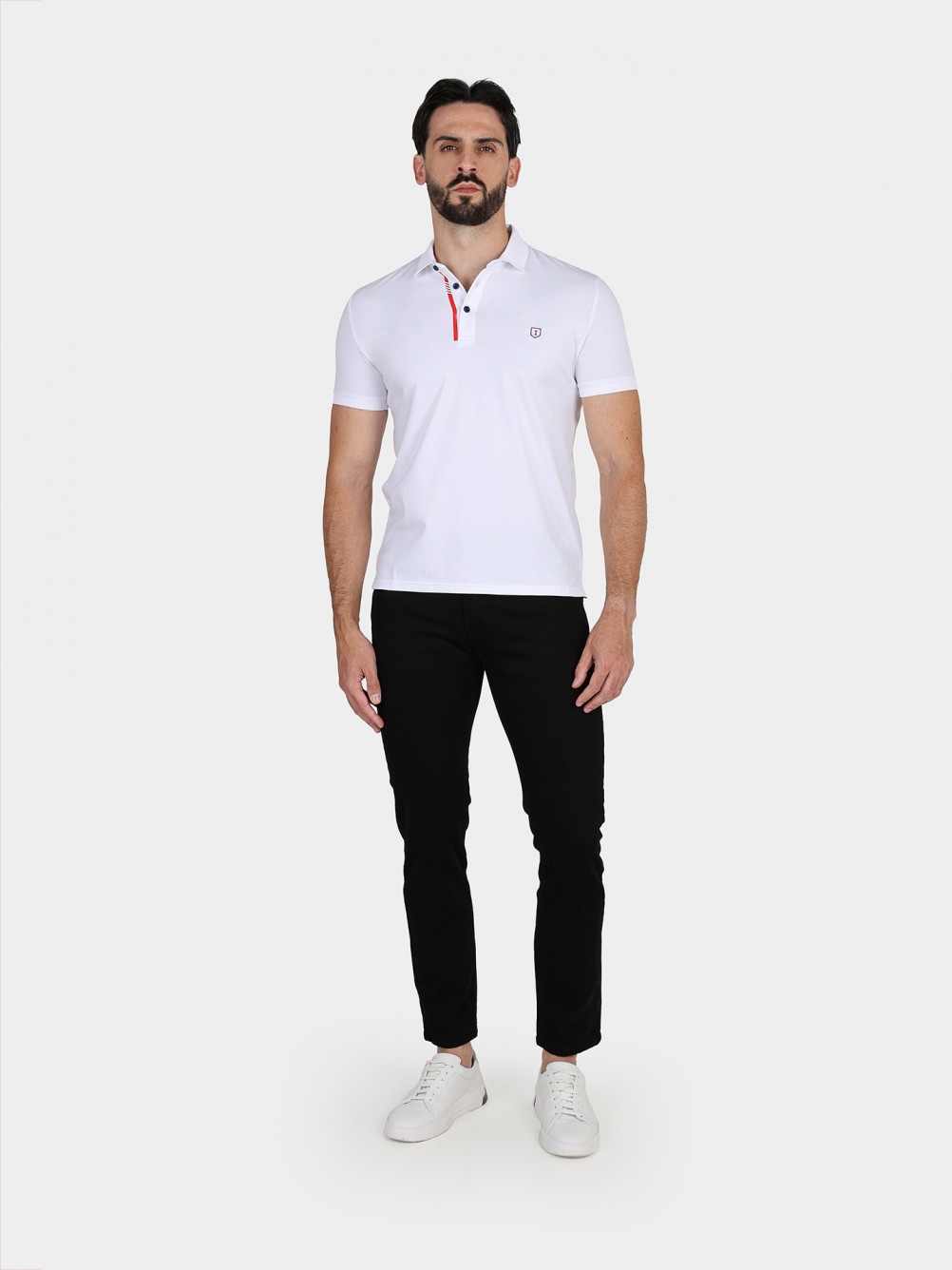 Cal�a de ganga algod�o slim fit