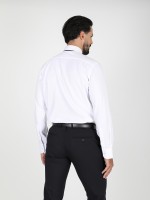 Camisa clássica regular fit com micro padrão Camisa clássica regular fit com micro padrão