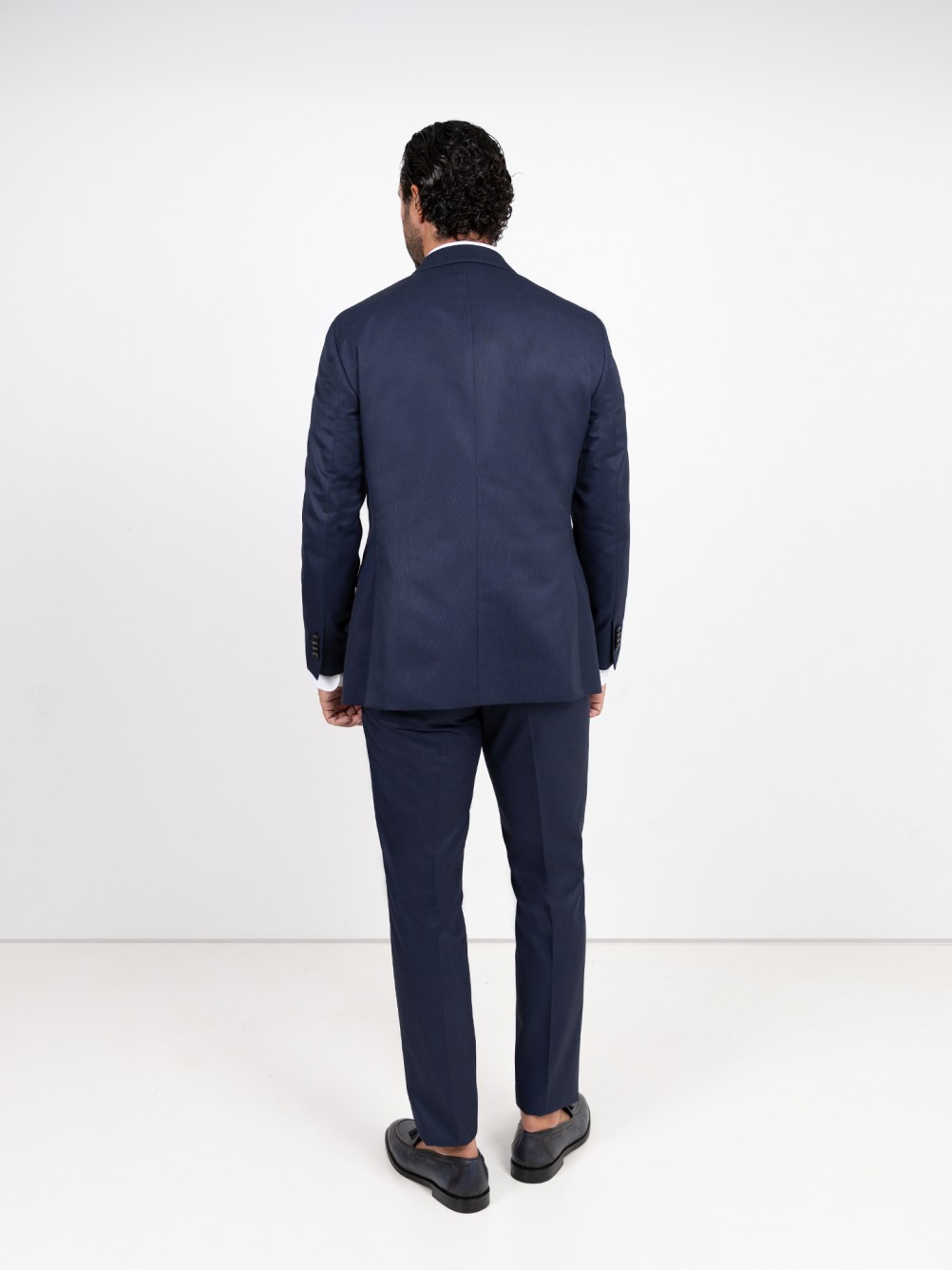 Fato de micro padrão regular fit