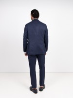 Fato de micro padrão regular fit Fato de micro padrão regular fit