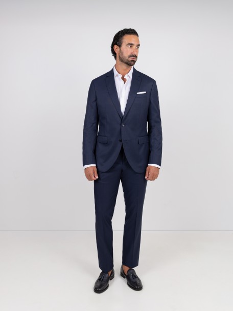 Fato de micro padr�o regular fit