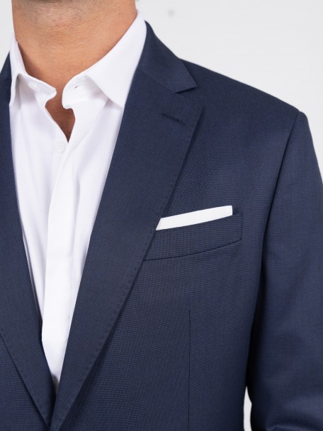 Traje de microdiseño regular fit Traje de microdiseño regular fit