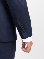 Fato de micro padrão regular fit Fato de micro padrão regular fit
