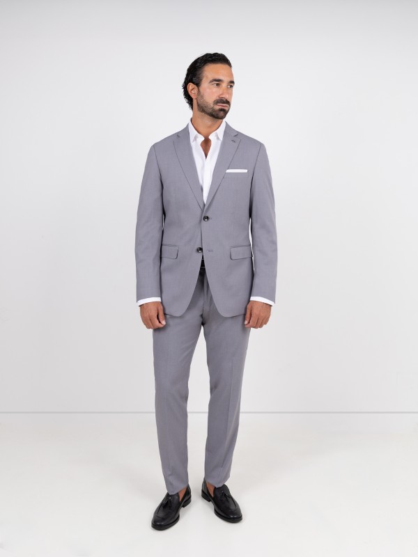 Fato liso slim fit