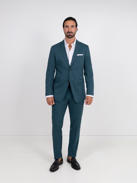 Fato liso slim fit