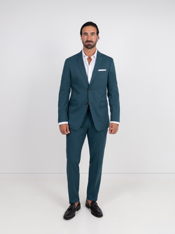 Fato liso slim fit
