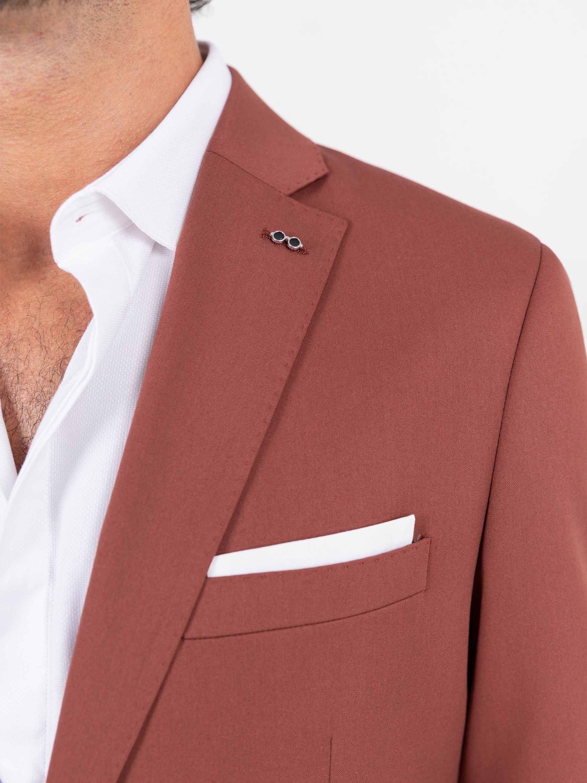 Fato liso slim fit