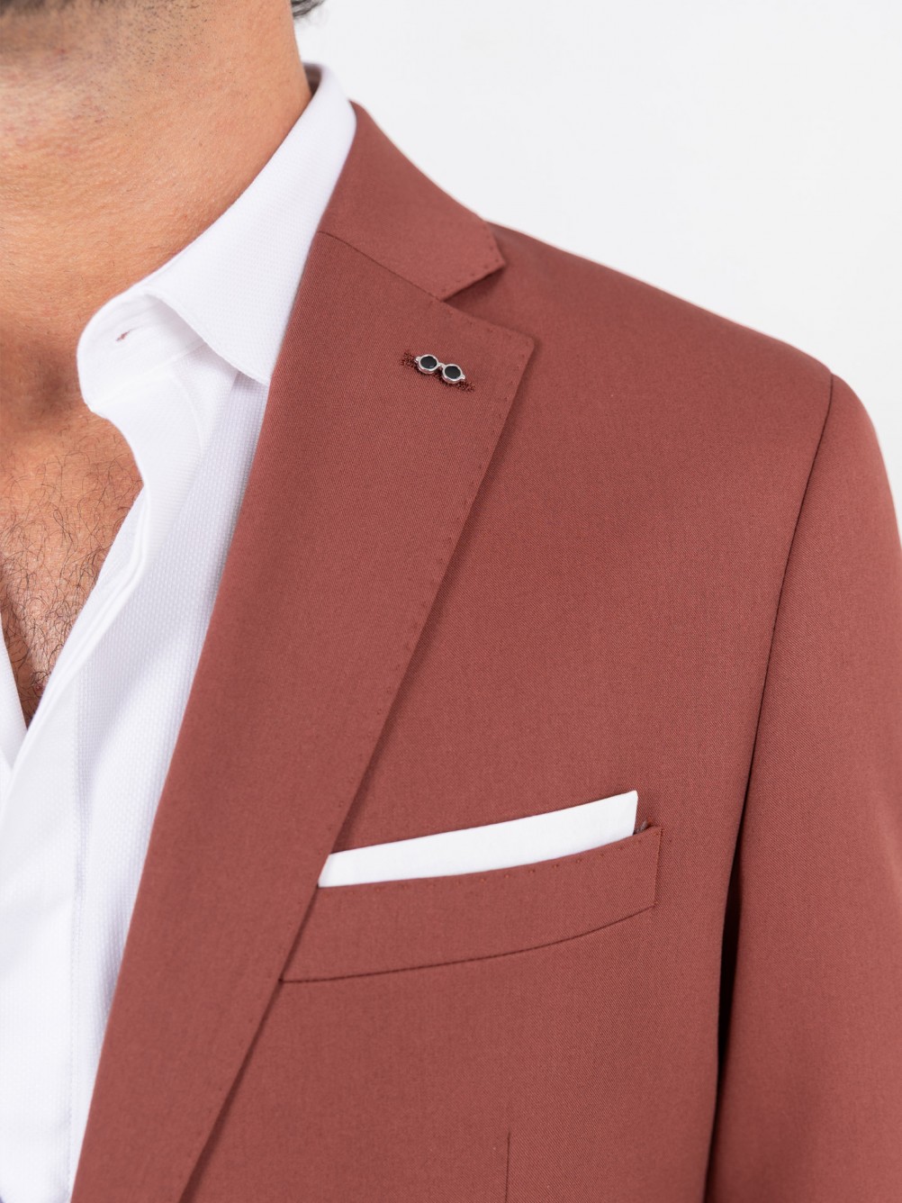 Fato liso slim fit