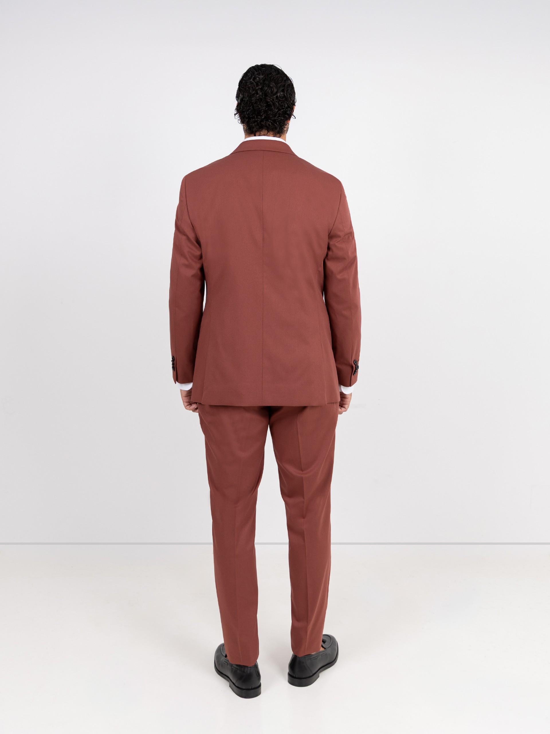 Fato liso slim fit