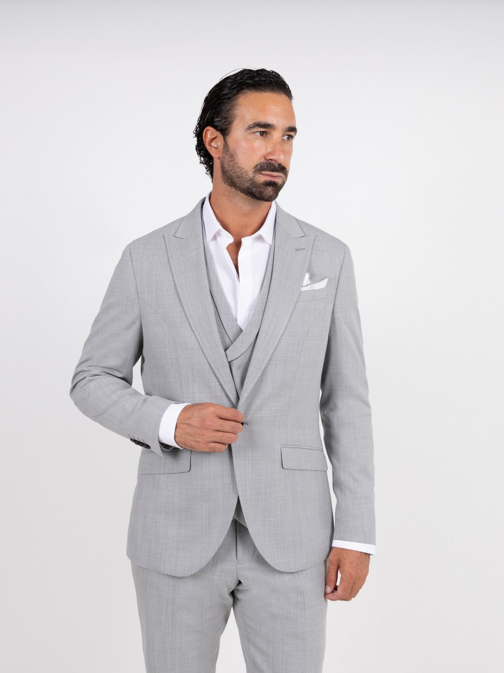 Traje de ceremonia con chaleco Slim Fit