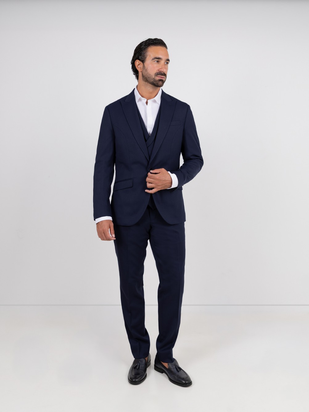 Traje de ceremonia con chaleco Slim Fit