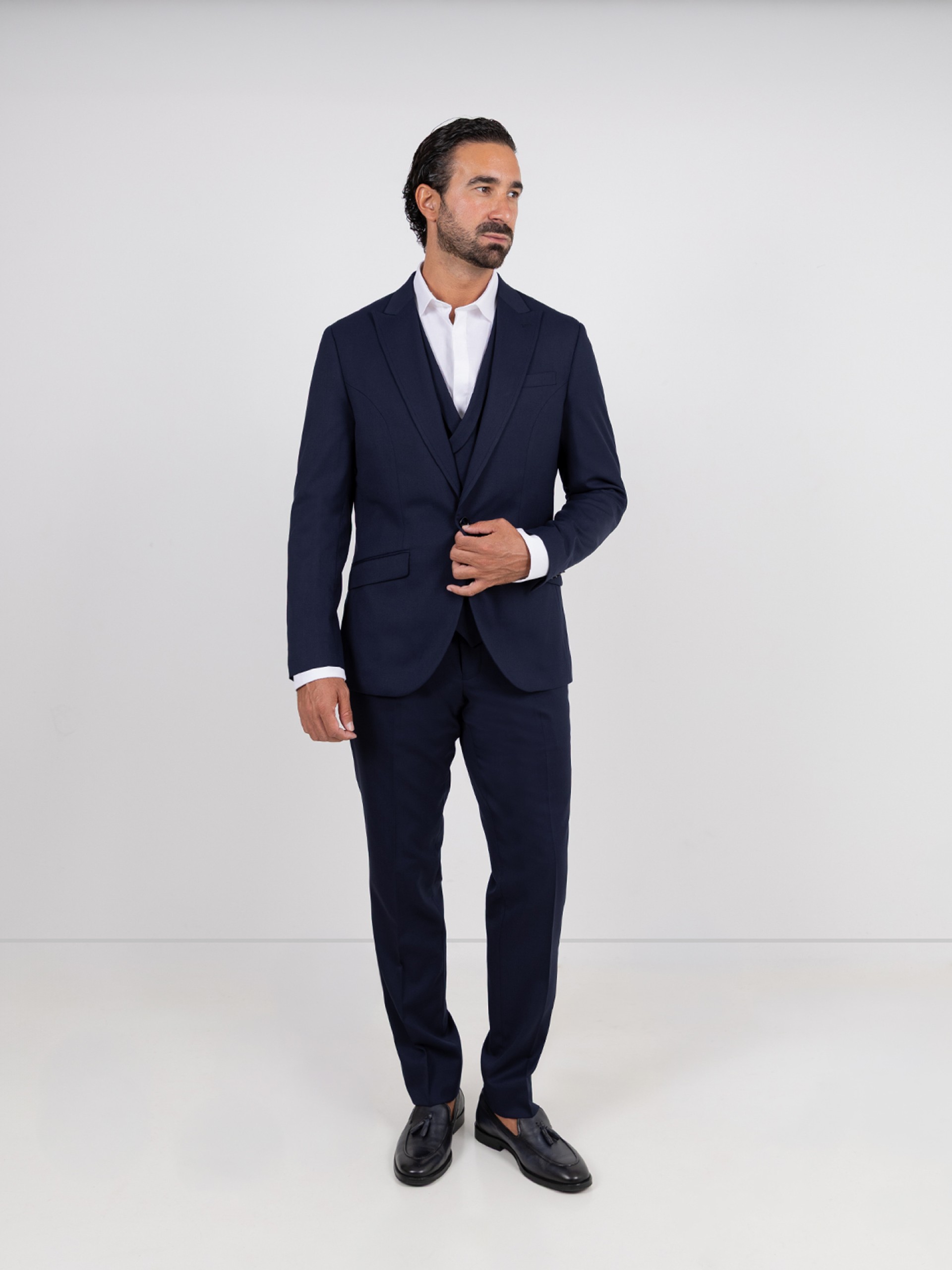 Traje de ceremonia con chaleco Slim Fit