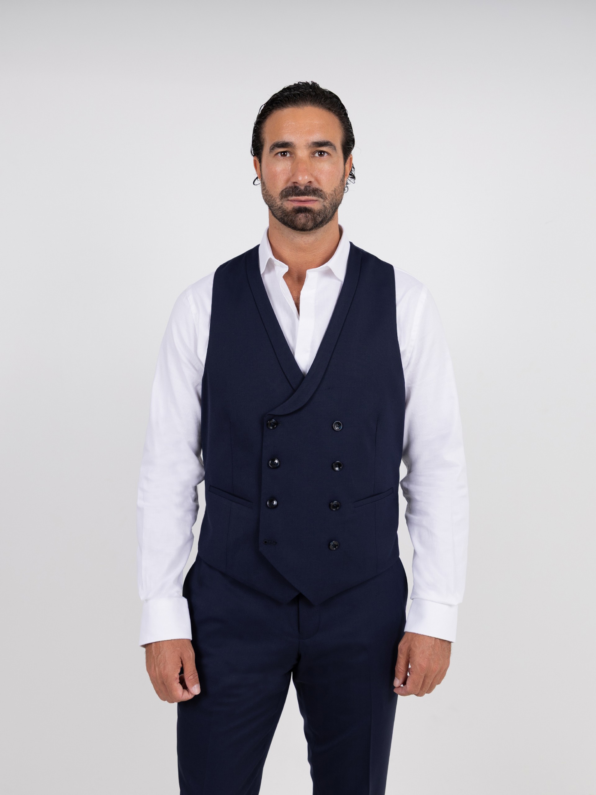 Traje de ceremonia con chaleco Slim Fit