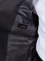 Fato liso regular fit com lã Fato liso regular fit com lã