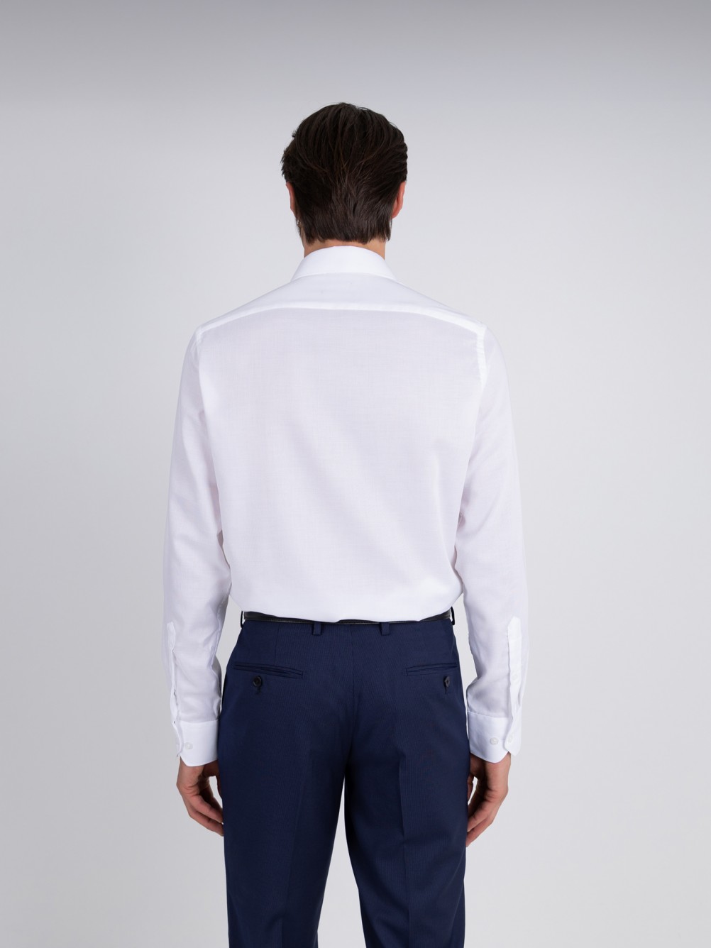Camisa lisa regular fit