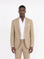 Fato de micro padrão regular fit Fato de micro padrão regular fit