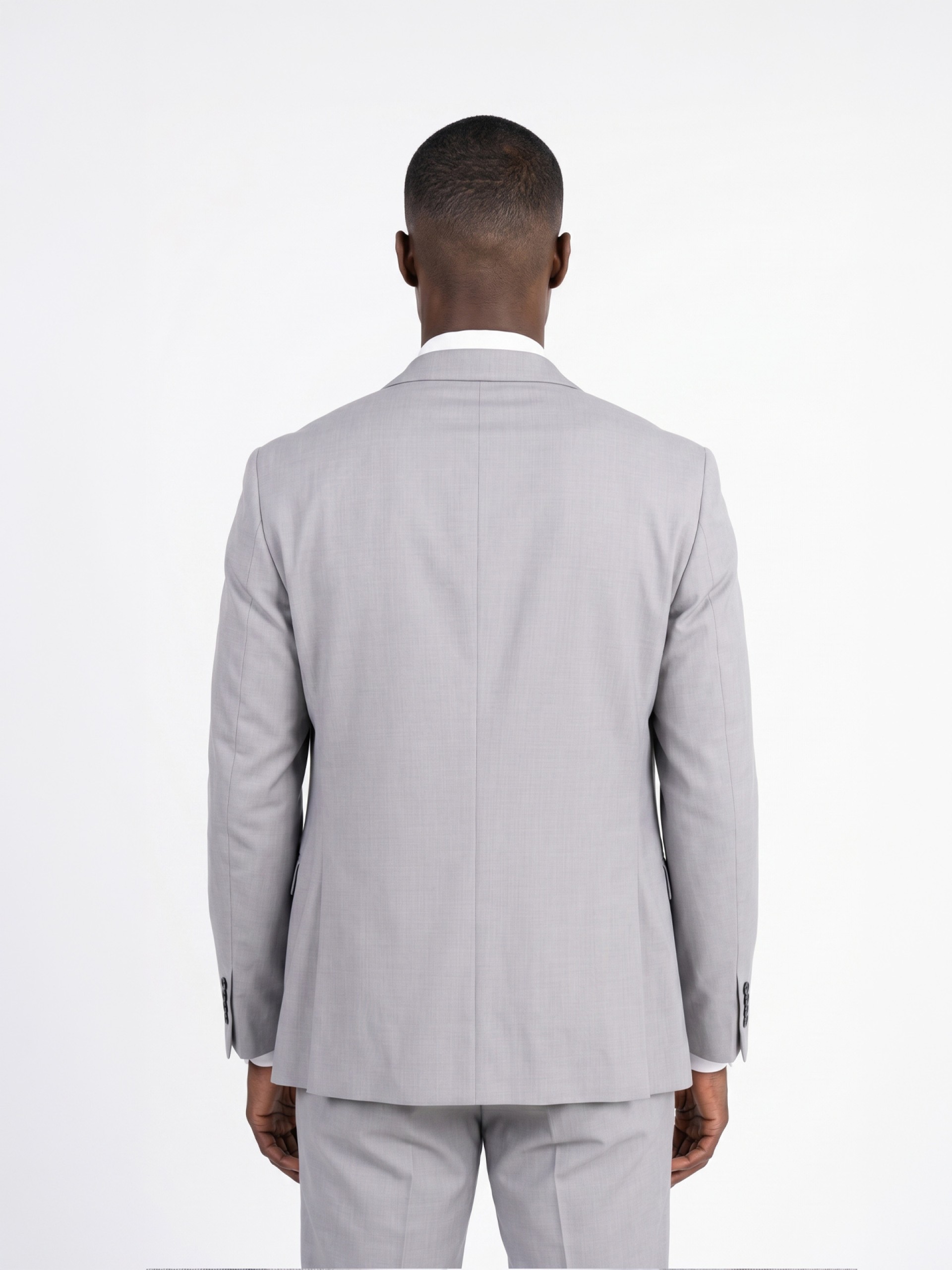 Fato de micro padrão regular fit