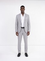 Fato de micro padrão regular fit Fato de micro padrão regular fit