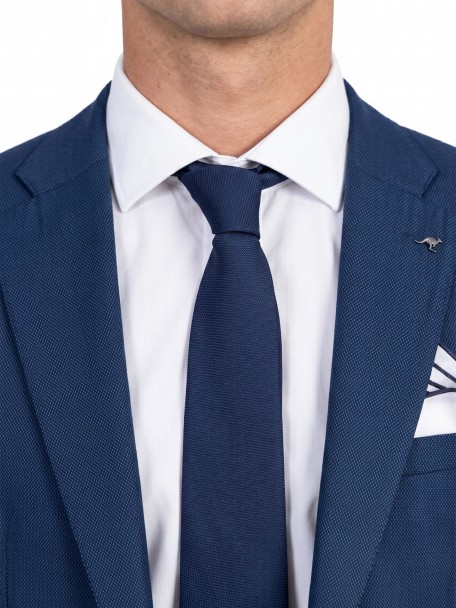 Fato de micro padrão slim fit Fato de micro padrão slim fit