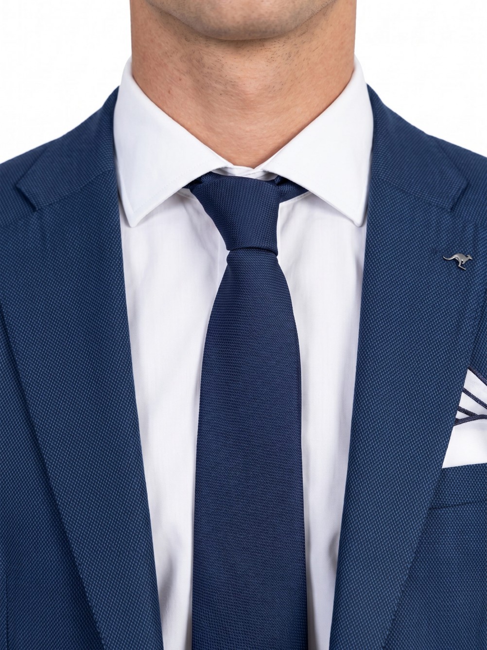 Fato de micro padr�o slim fit