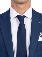 Fato de micro padr�o slim fit