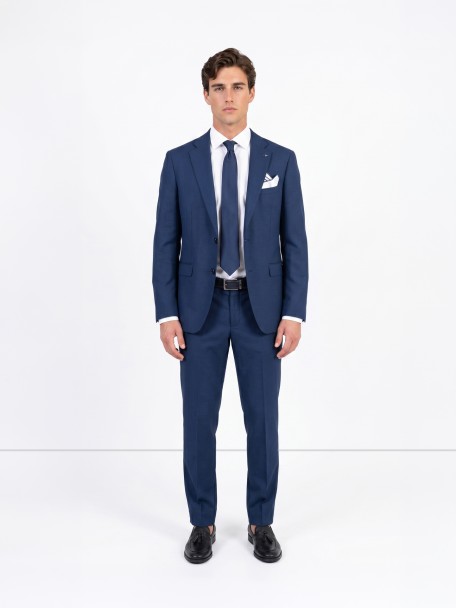 Fato de micro padr�o slim fit