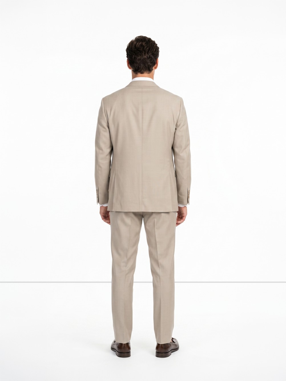 Slim Fit Micro-Pattern Suit