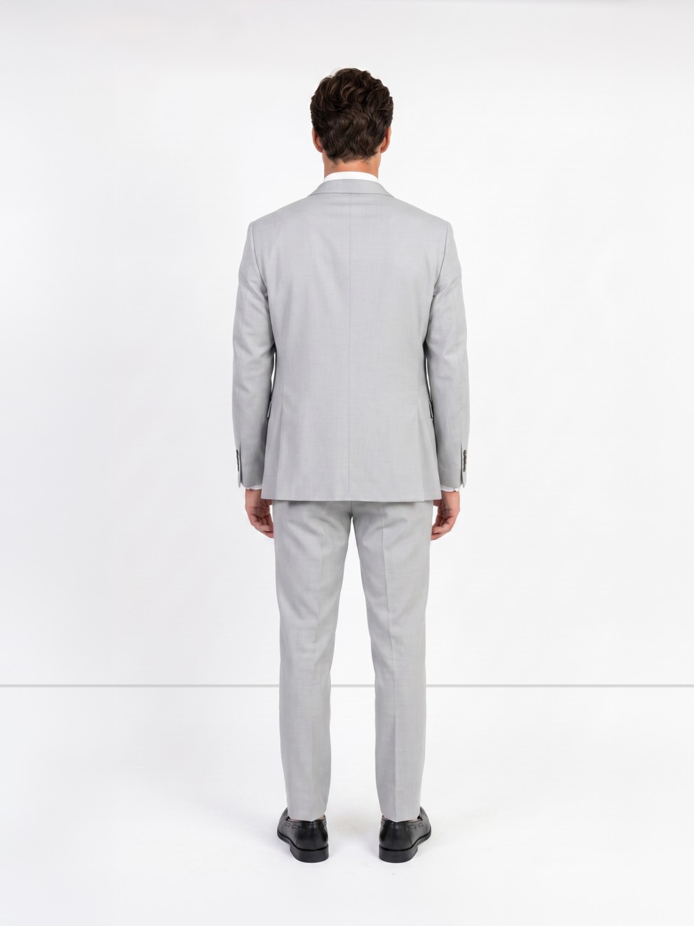 Slim Fit Micro-Pattern Suit