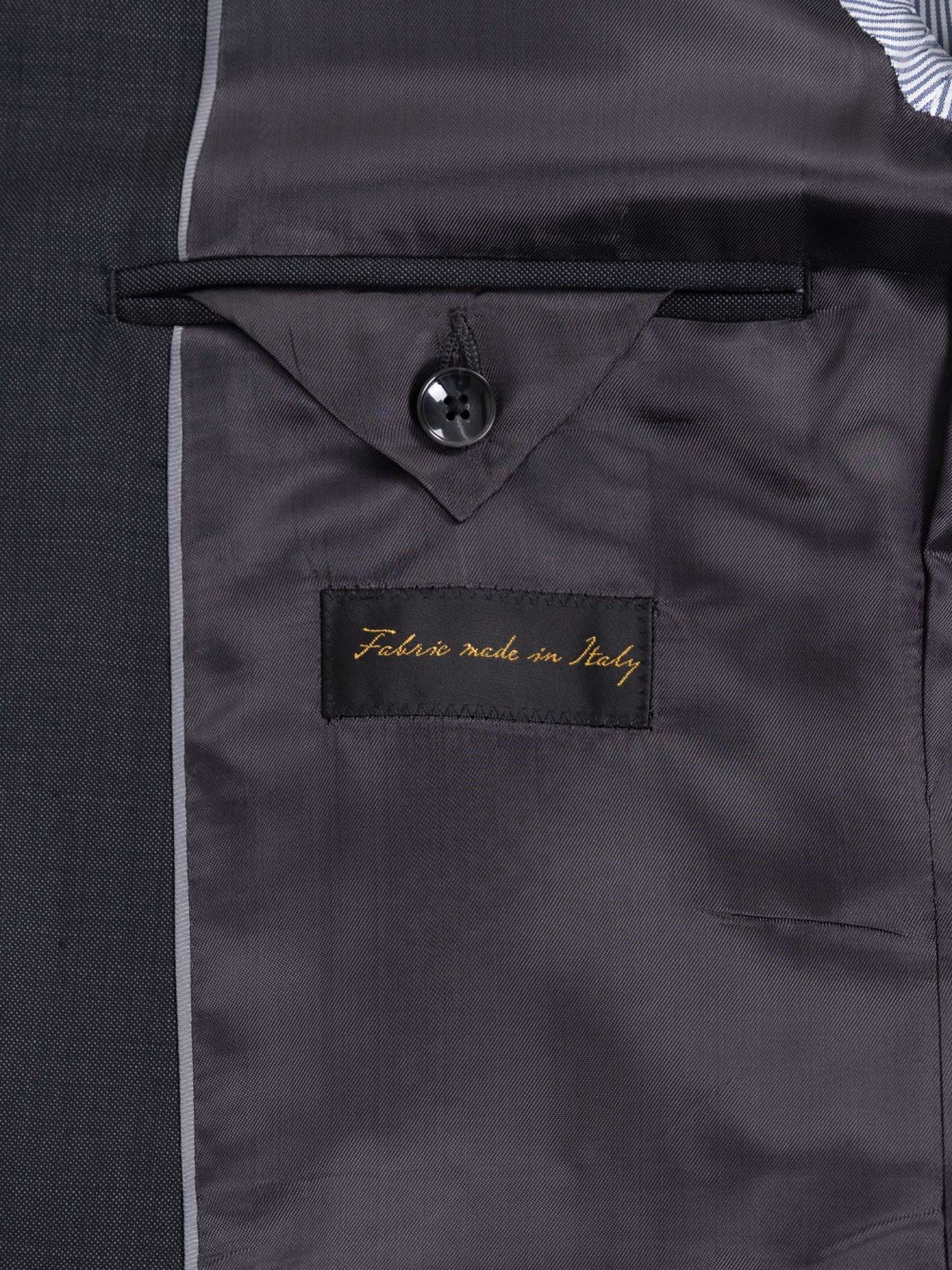 Fato 100% de lã regular fit