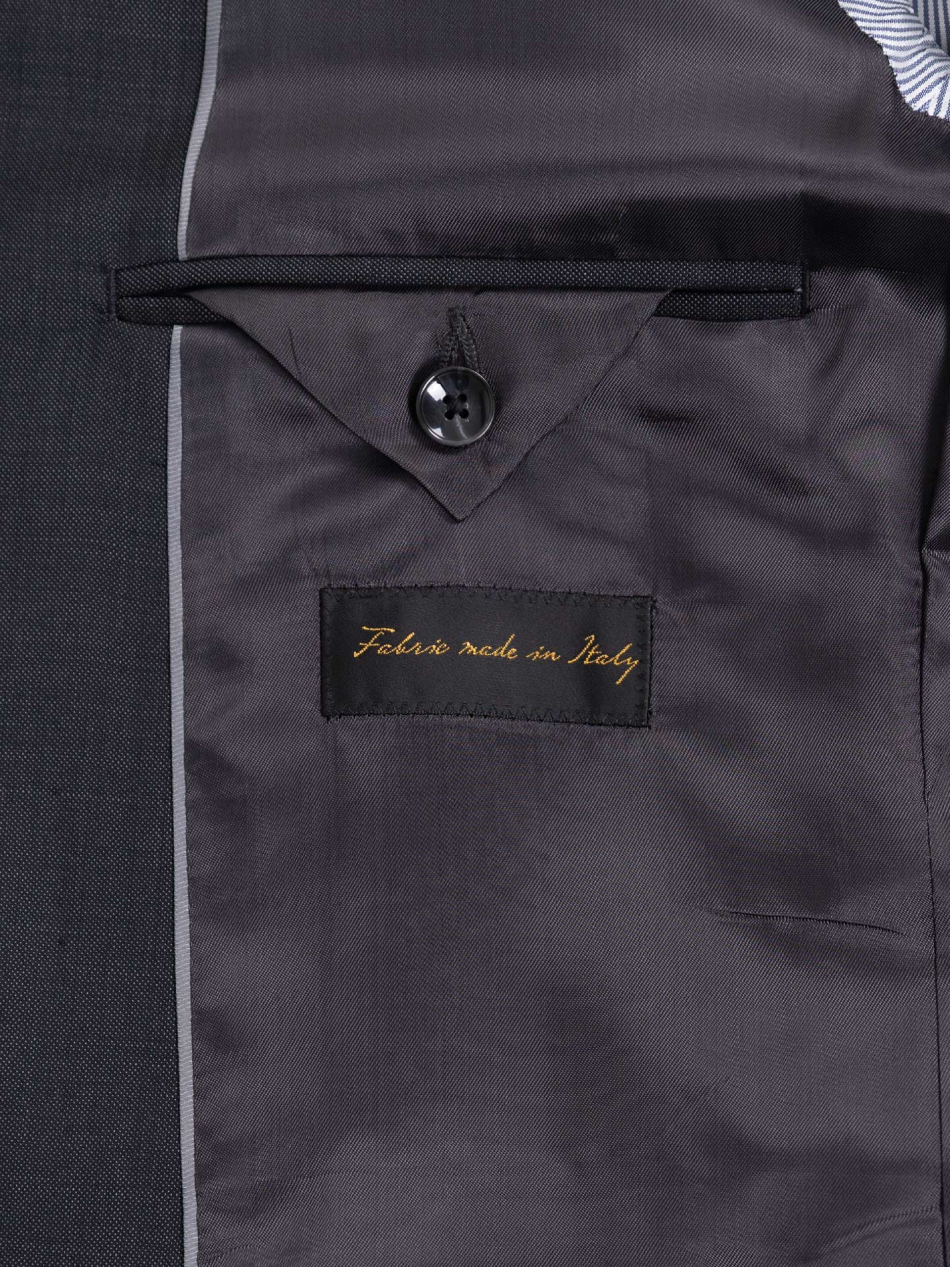 Fato 100% de lã regular fit