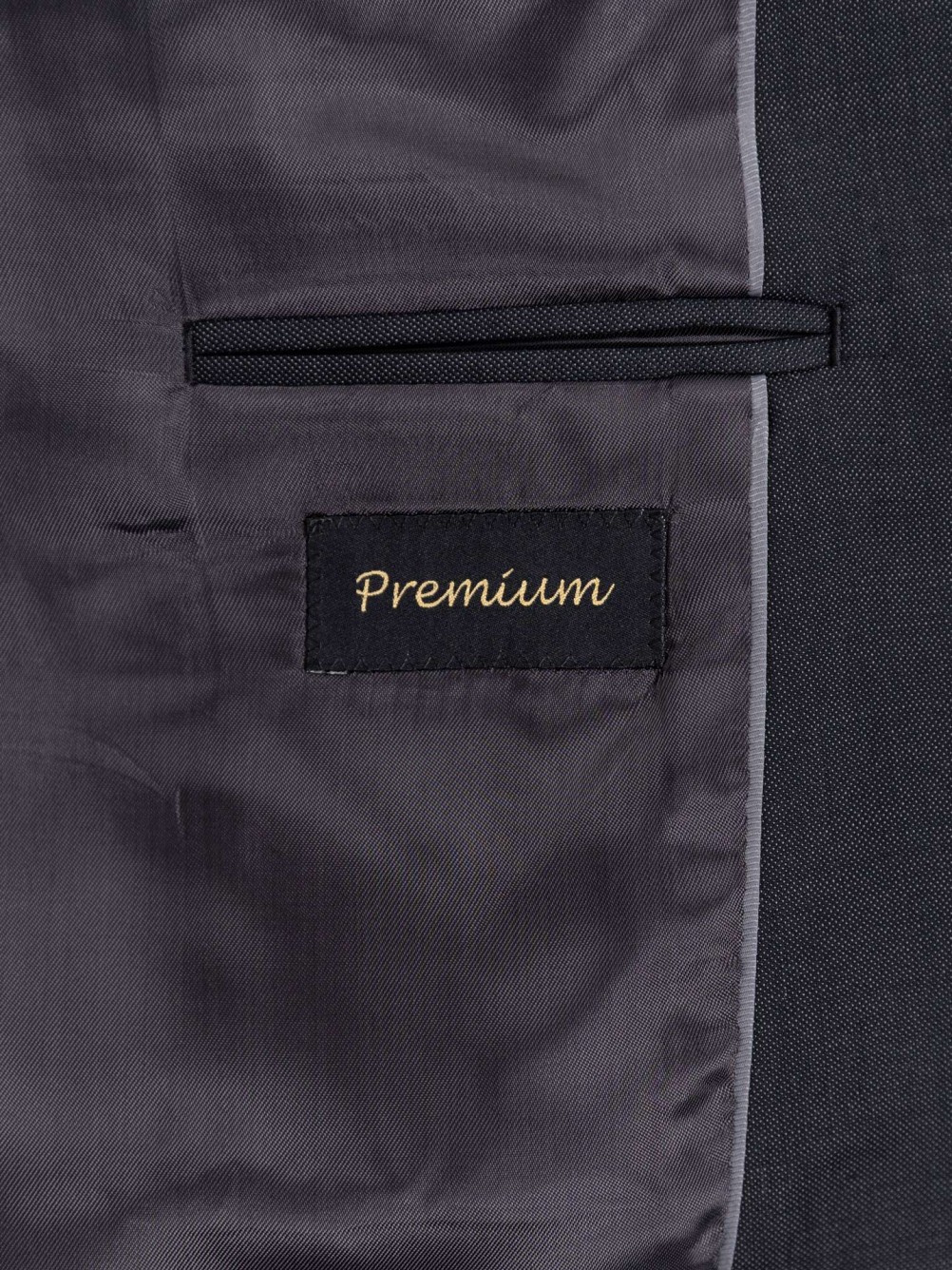 Fato 100% de lã regular fit