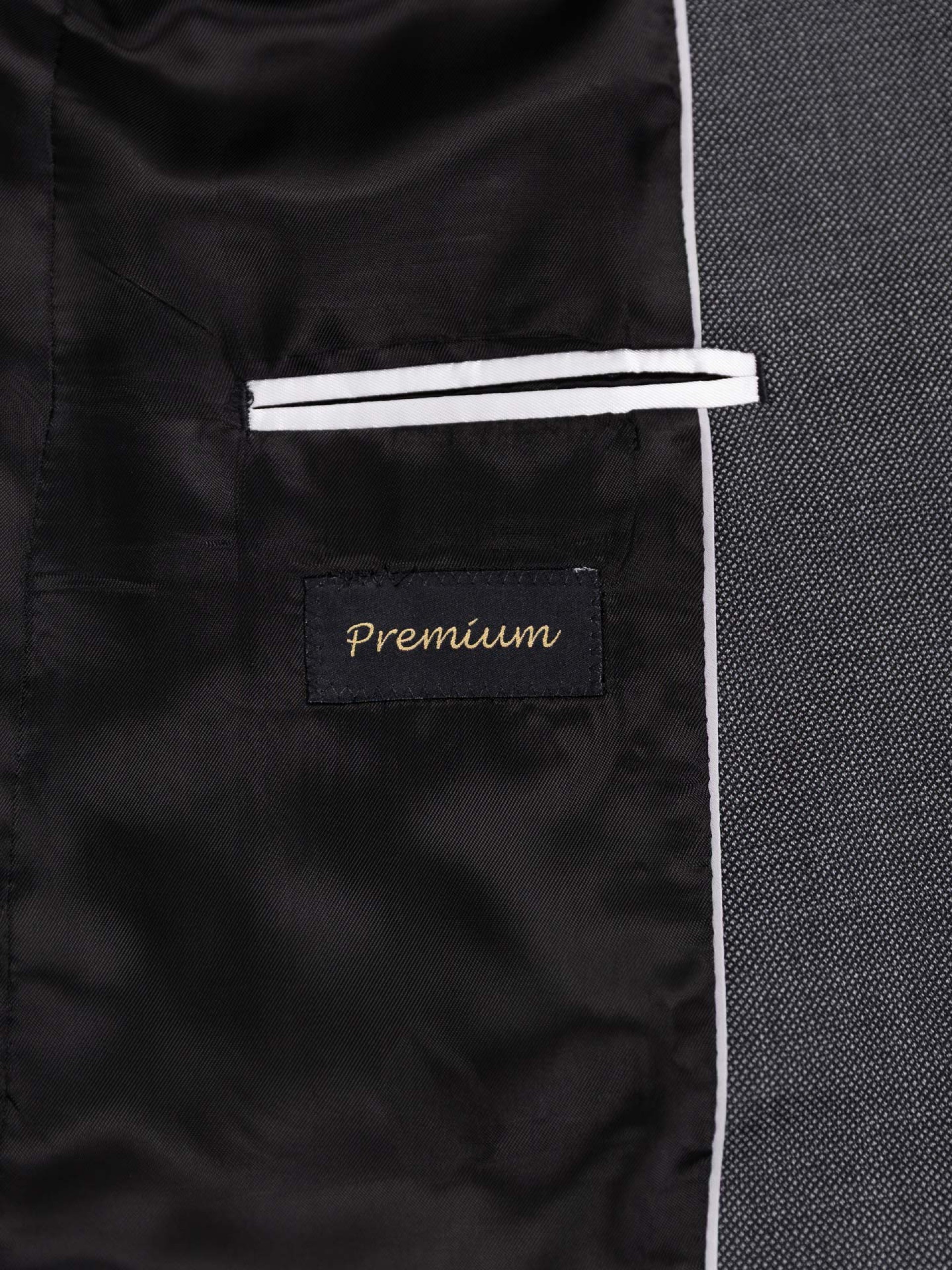 Fato 100% de lã regular fit