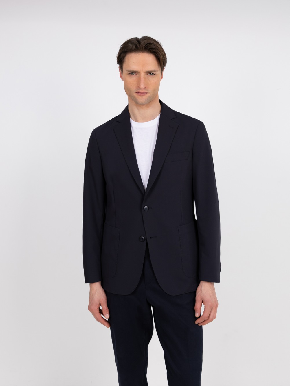 Blazer casual liso tech fit