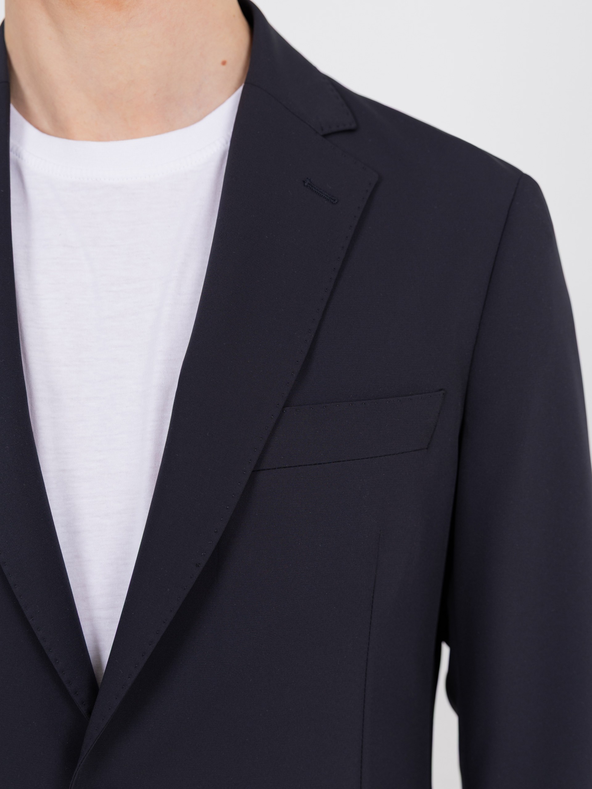 Blazer casual liso tech fit