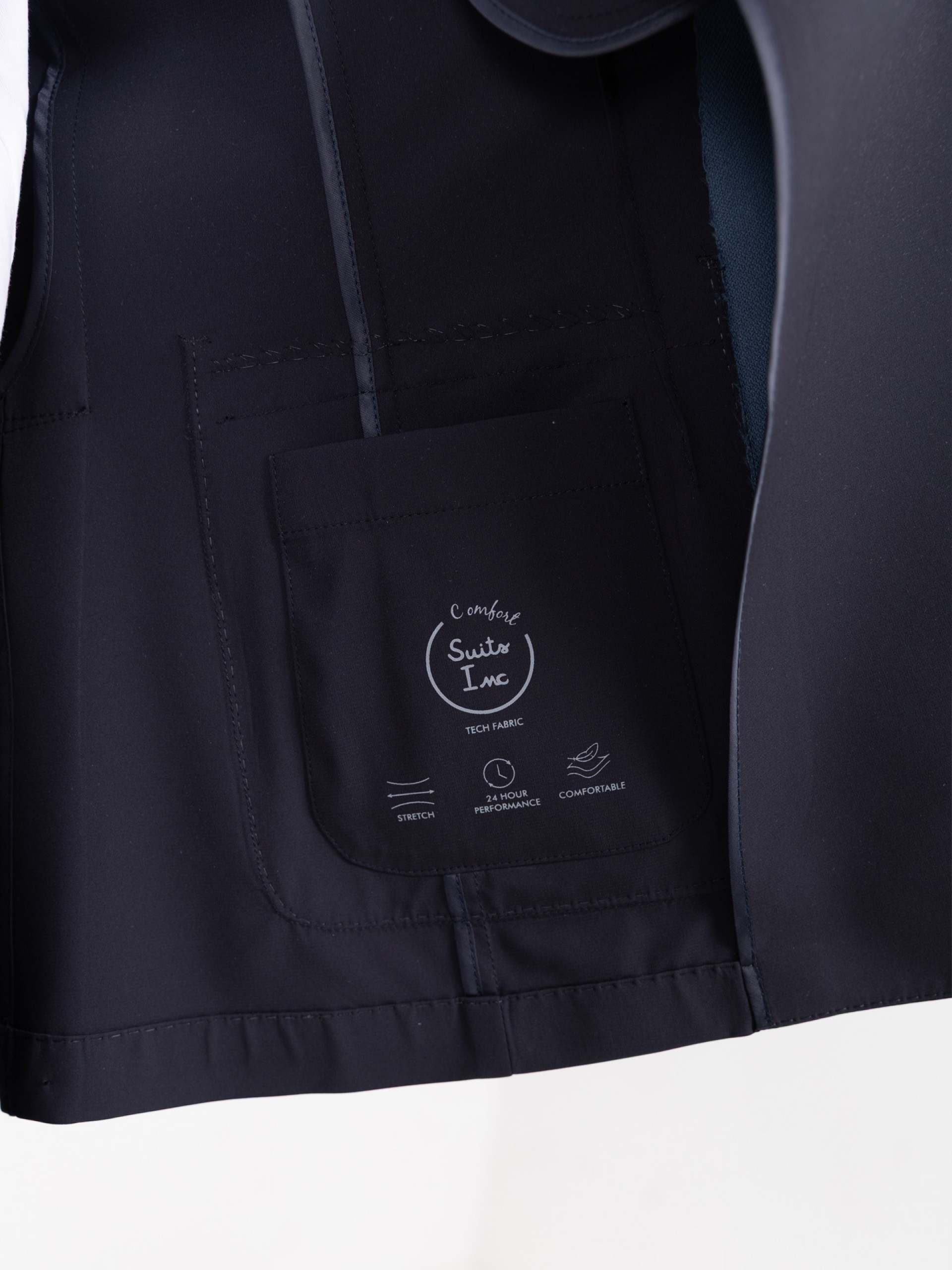 Blazer casual liso tech fit