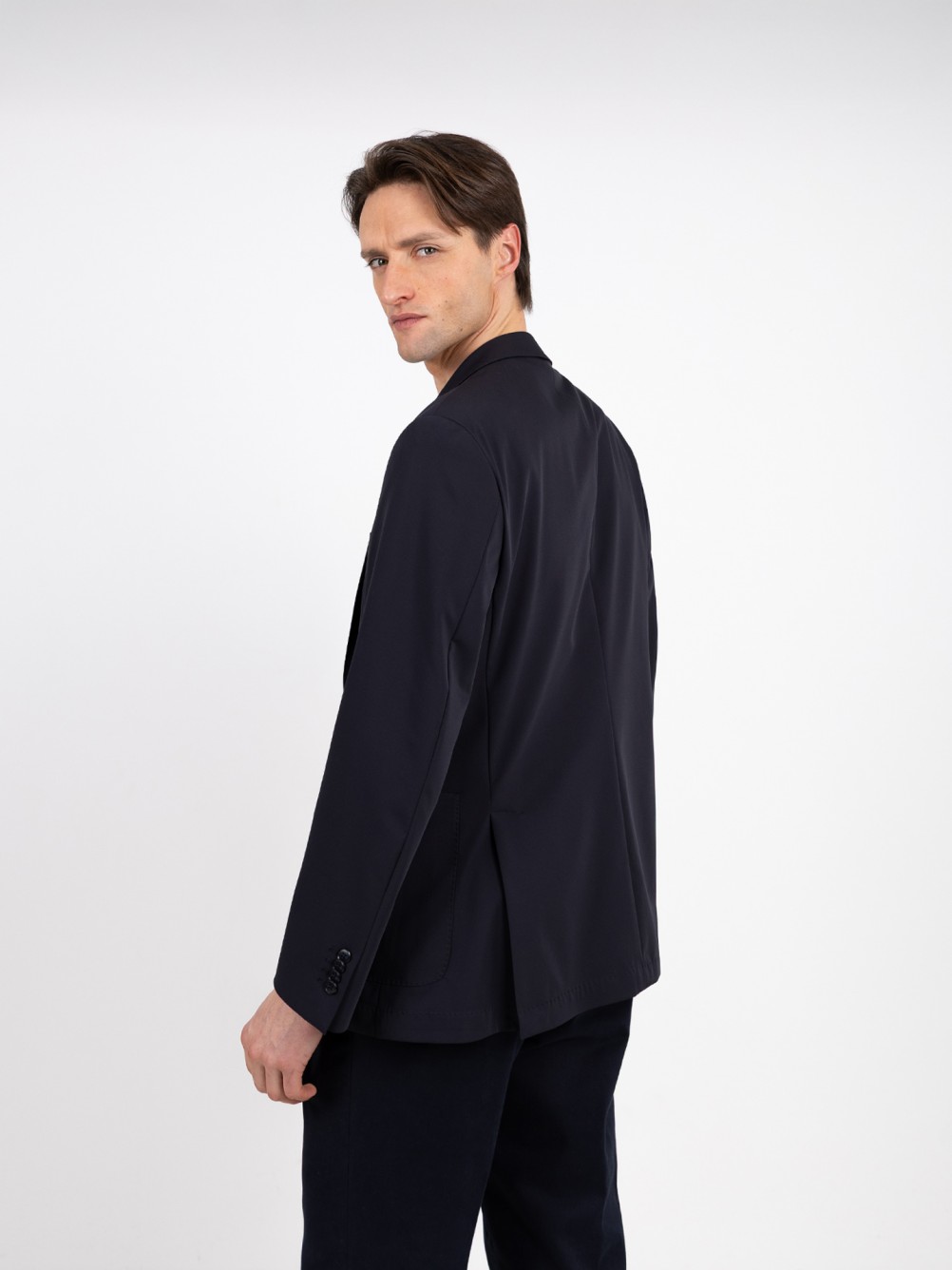 Blazer casual liso tech fit