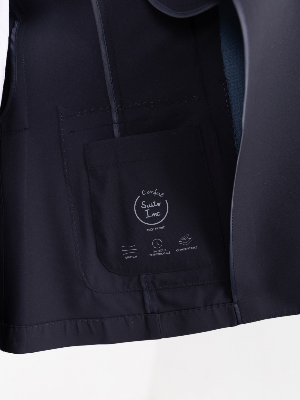 Blazer casual liso tech fit