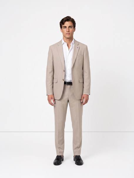 Slim Fit Micro-Pattern Suit Slim Fit Micro-Pattern Suit