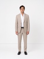 Slim Fit Micro-Pattern Suit Slim Fit Micro-Pattern Suit