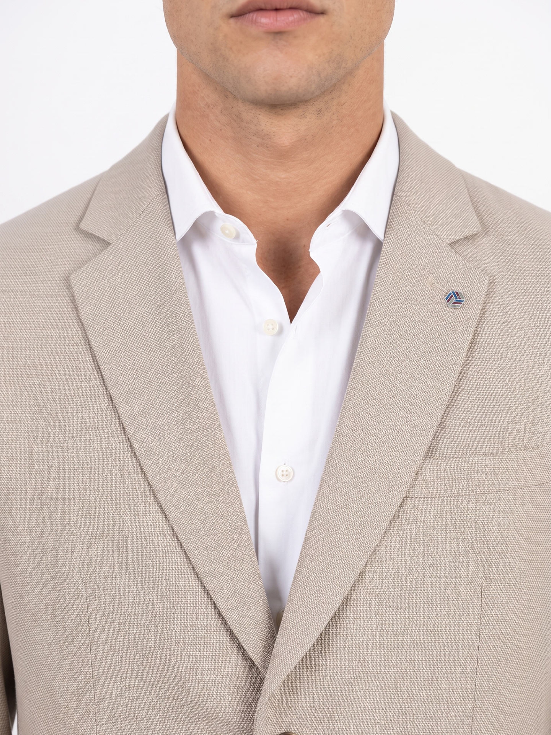 Traje Slim Fit con microestampado