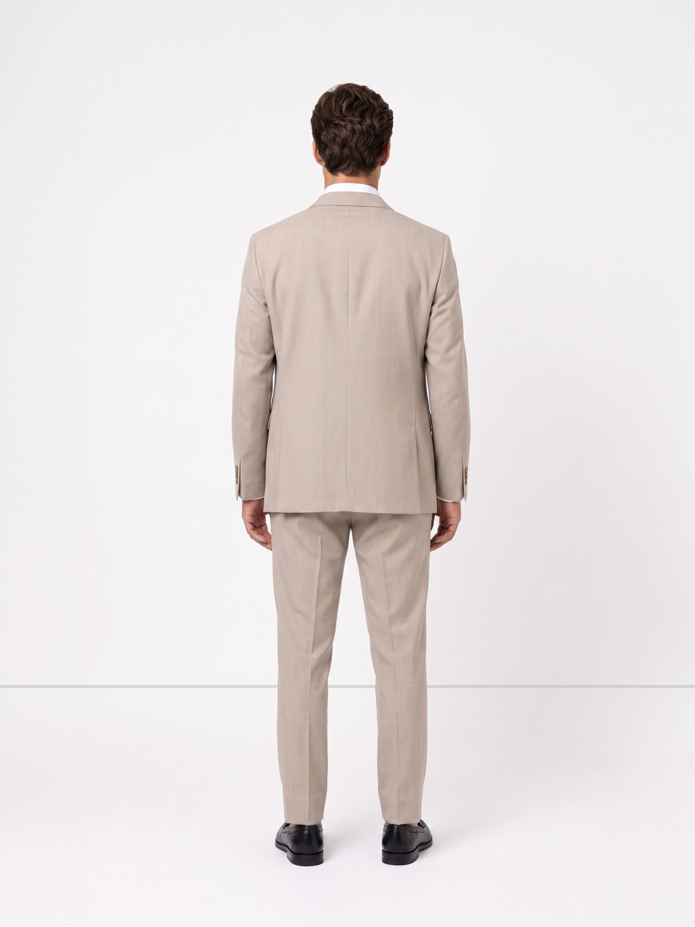 Slim Fit Micro-Pattern Suit