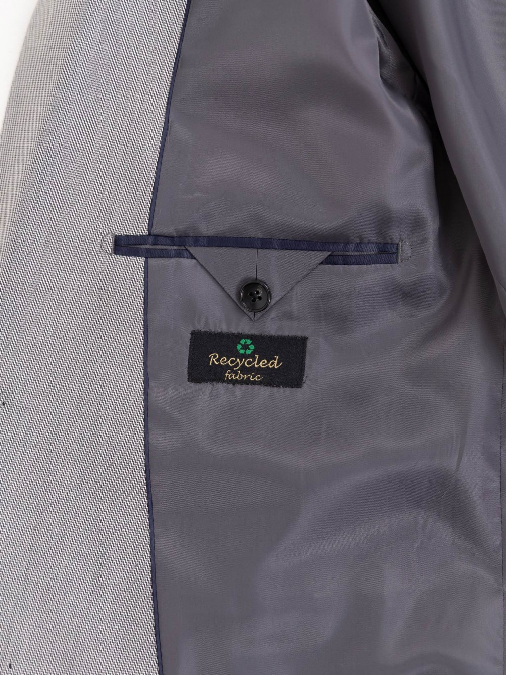 Fato de micro padr�o slim fit