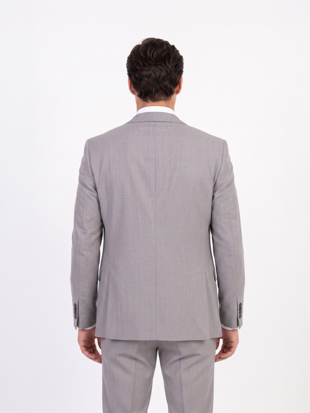 Fato de micro padr�o slim fit